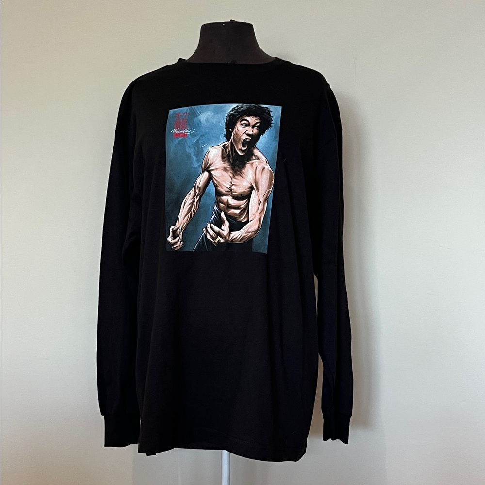 Bruce Lee DGK black long sleeve shirt